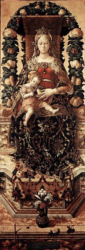 CRIVELLI, Carlo The Madonna of the Taper dfg oil painting picture